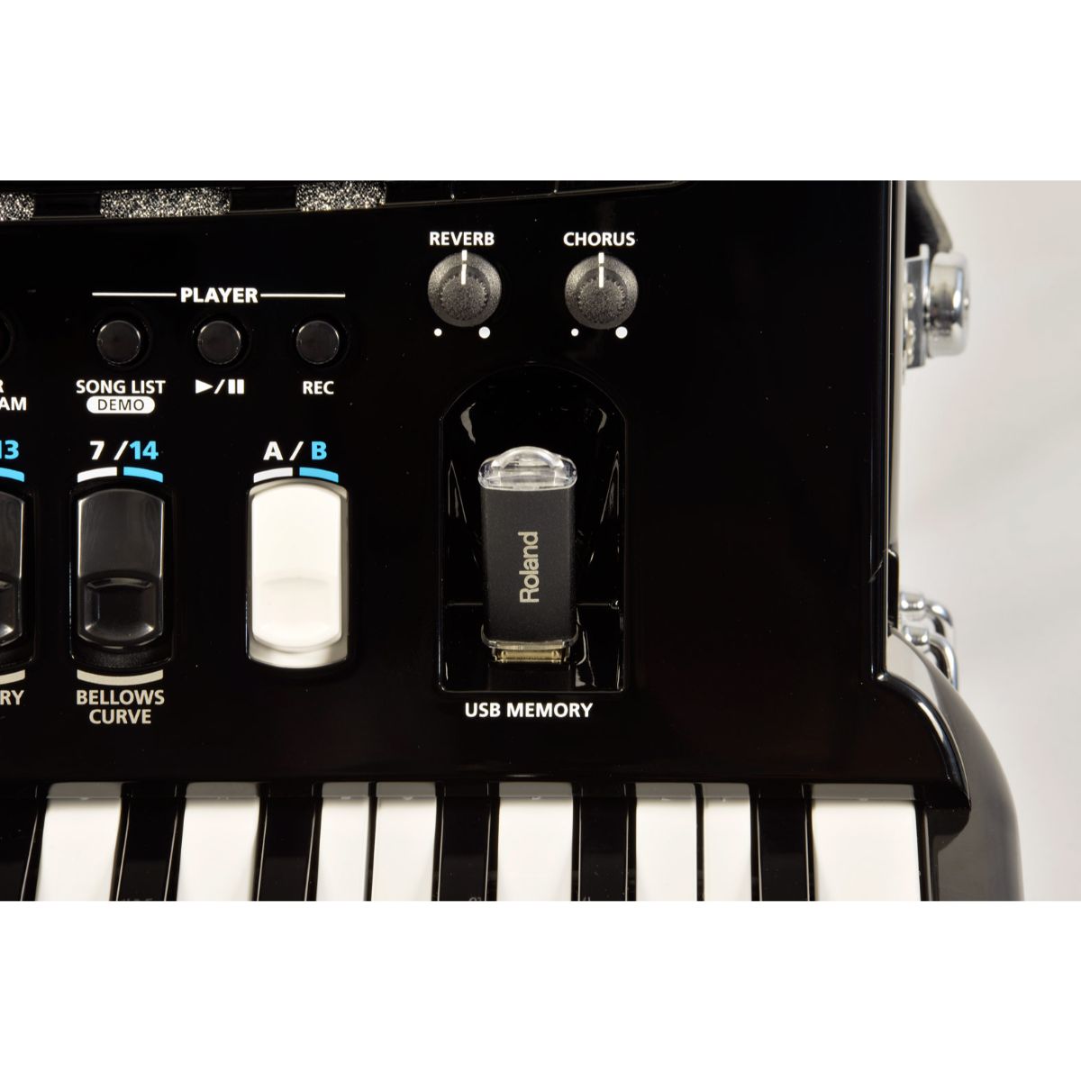 Roland FR-4x V-Accordion, 120 Bass, Black