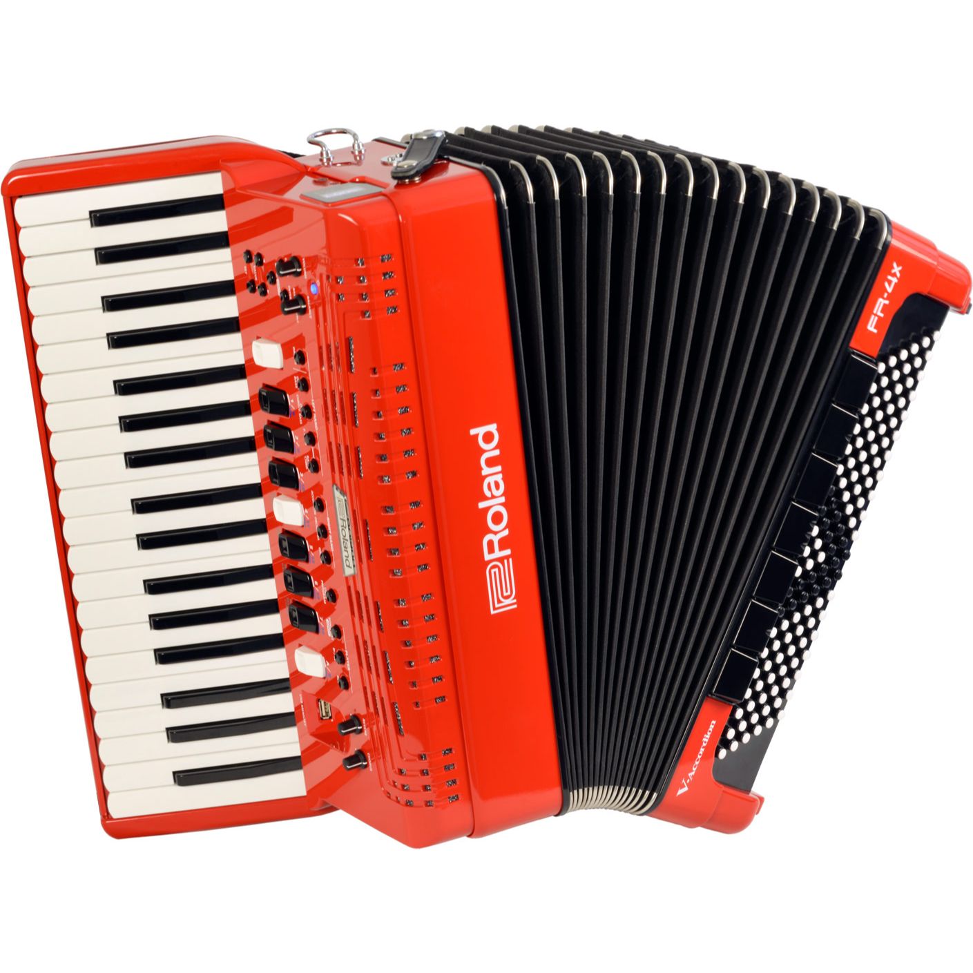 Roland Fr4x V-Accordion, 120 Bass, Red