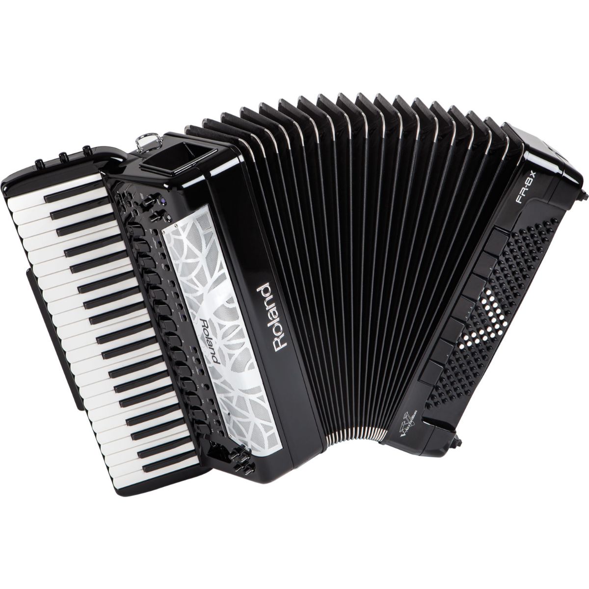 Roland FR-8x V-Accordion, 120 Bass, Black