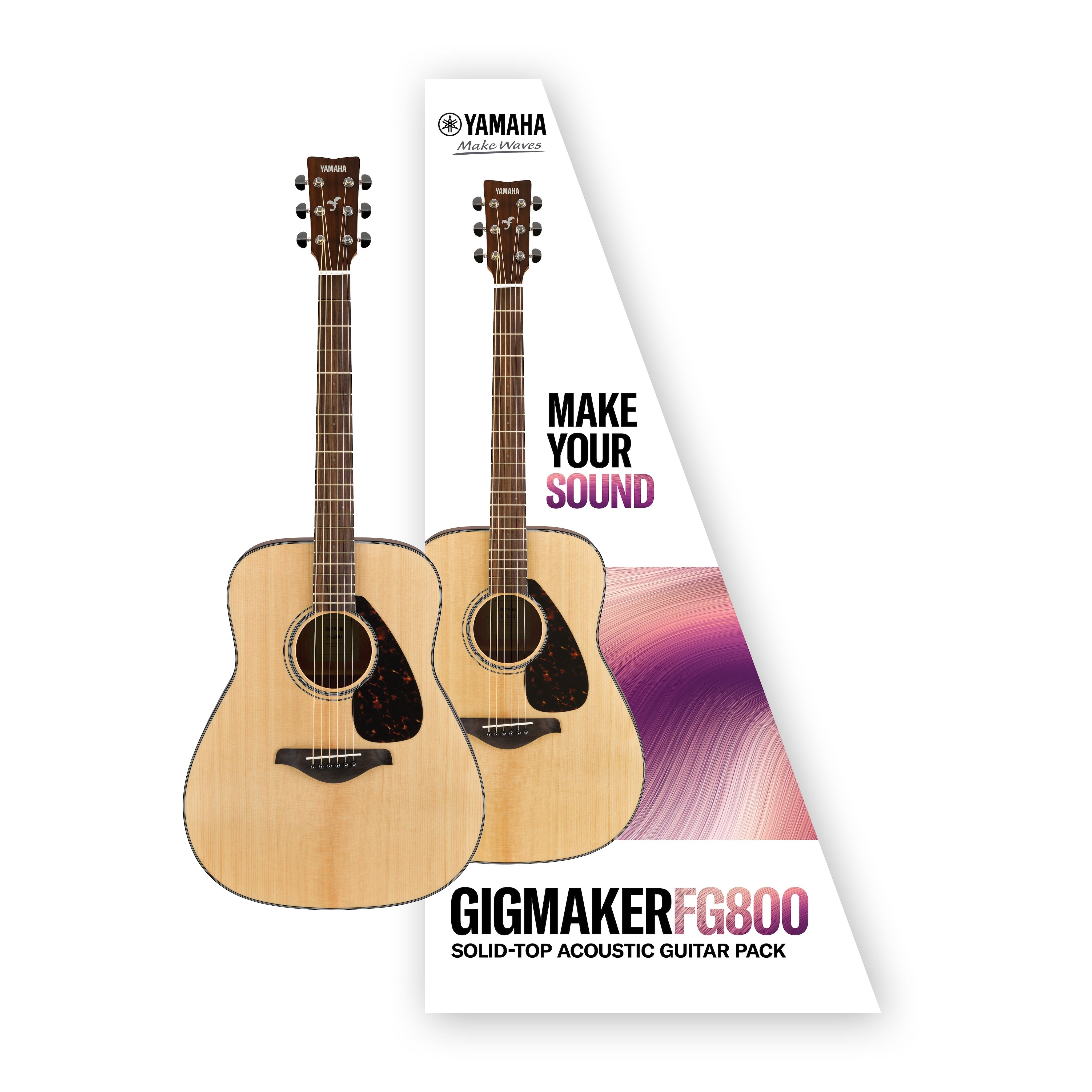 Yamaha GIGMAKER FG800 Acoustic Guitar Pack LP
