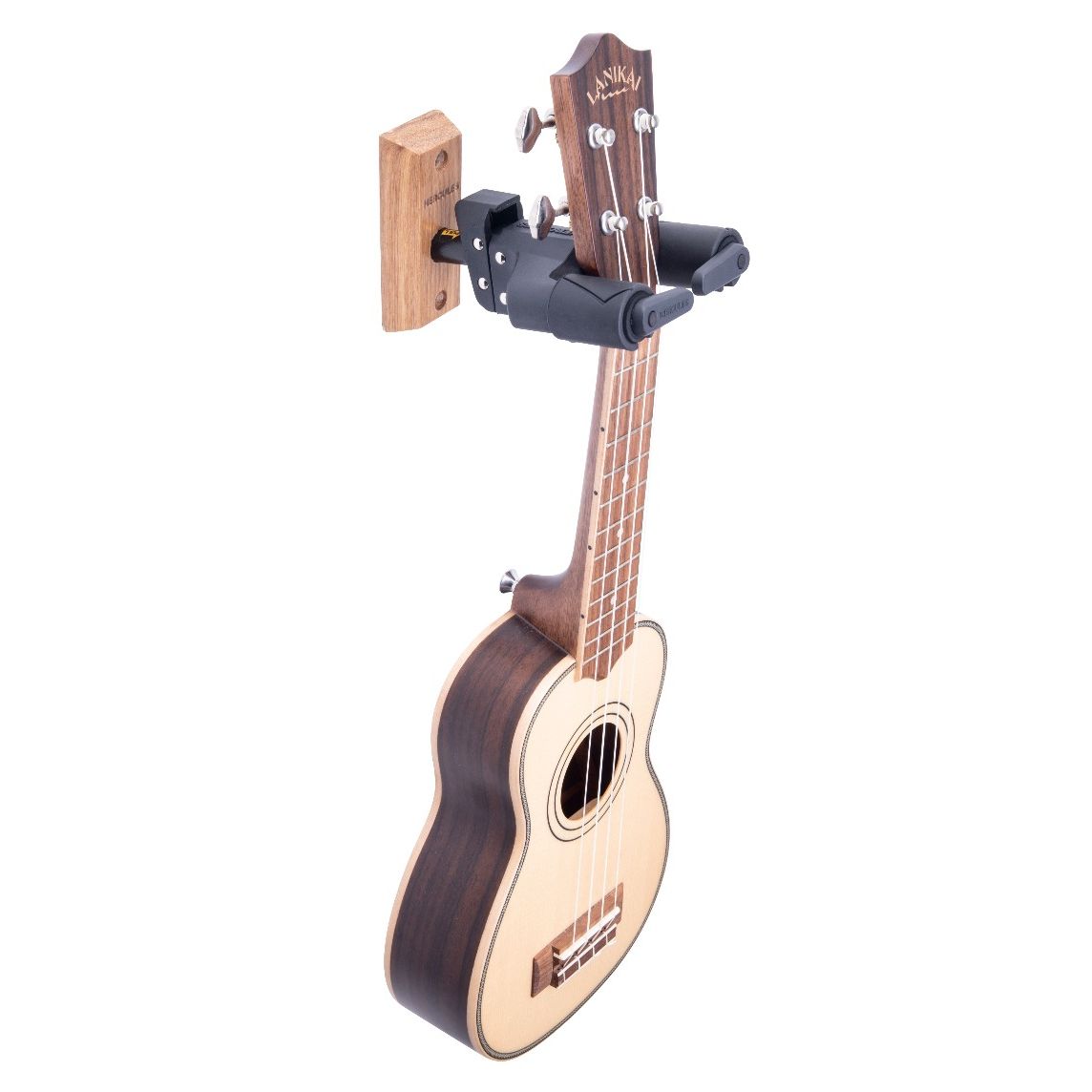 Hercules Auto Grip Guitar Wall Hanger, Wood Base LP