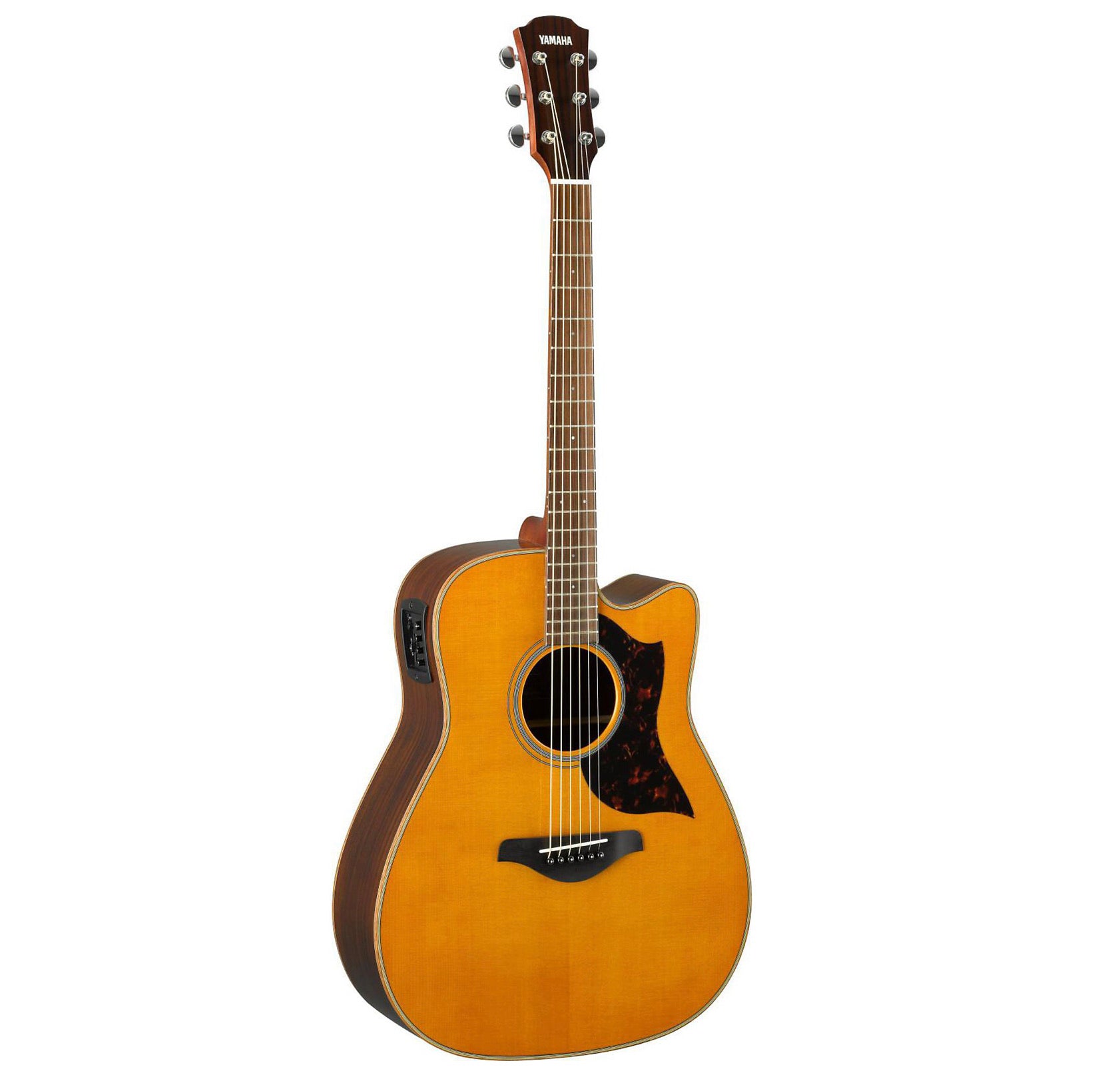 Yamaha A1R Acoustic-Electric Guitar, Vintage Natural