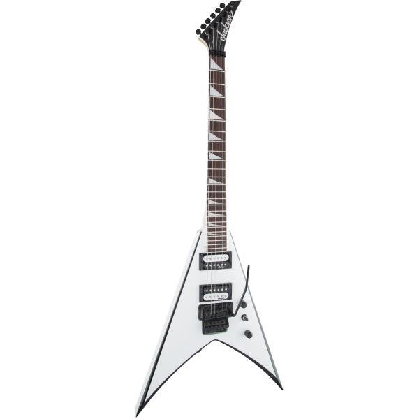 Jackson JS Series King V JS32, White with Black Bevels
