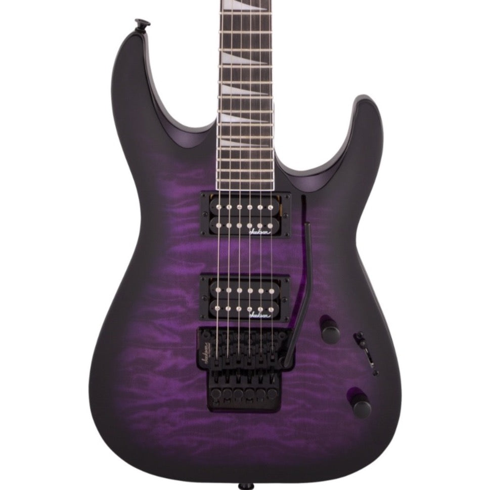 Jackson JS Series Dinky Arch Top JS32Q DKA, Transparent Purple Burst