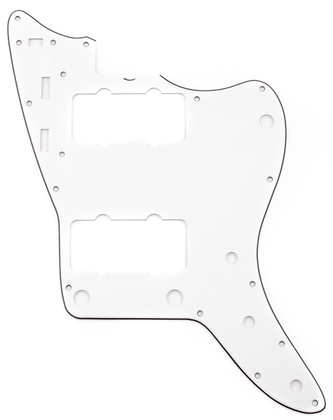Fender Pure Vintage Pickguard, '65 Jazzmaster, 13-Hole Mount, 3-Ply Eggshell