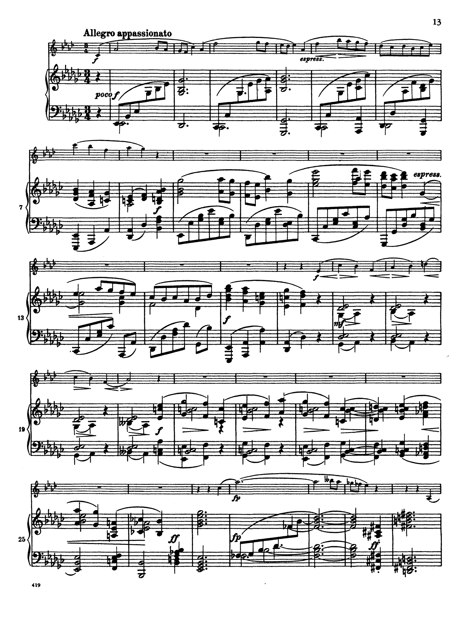 Brahms: Sonata No. 2 in Eb Major Op 120 for Clarinet & Piano