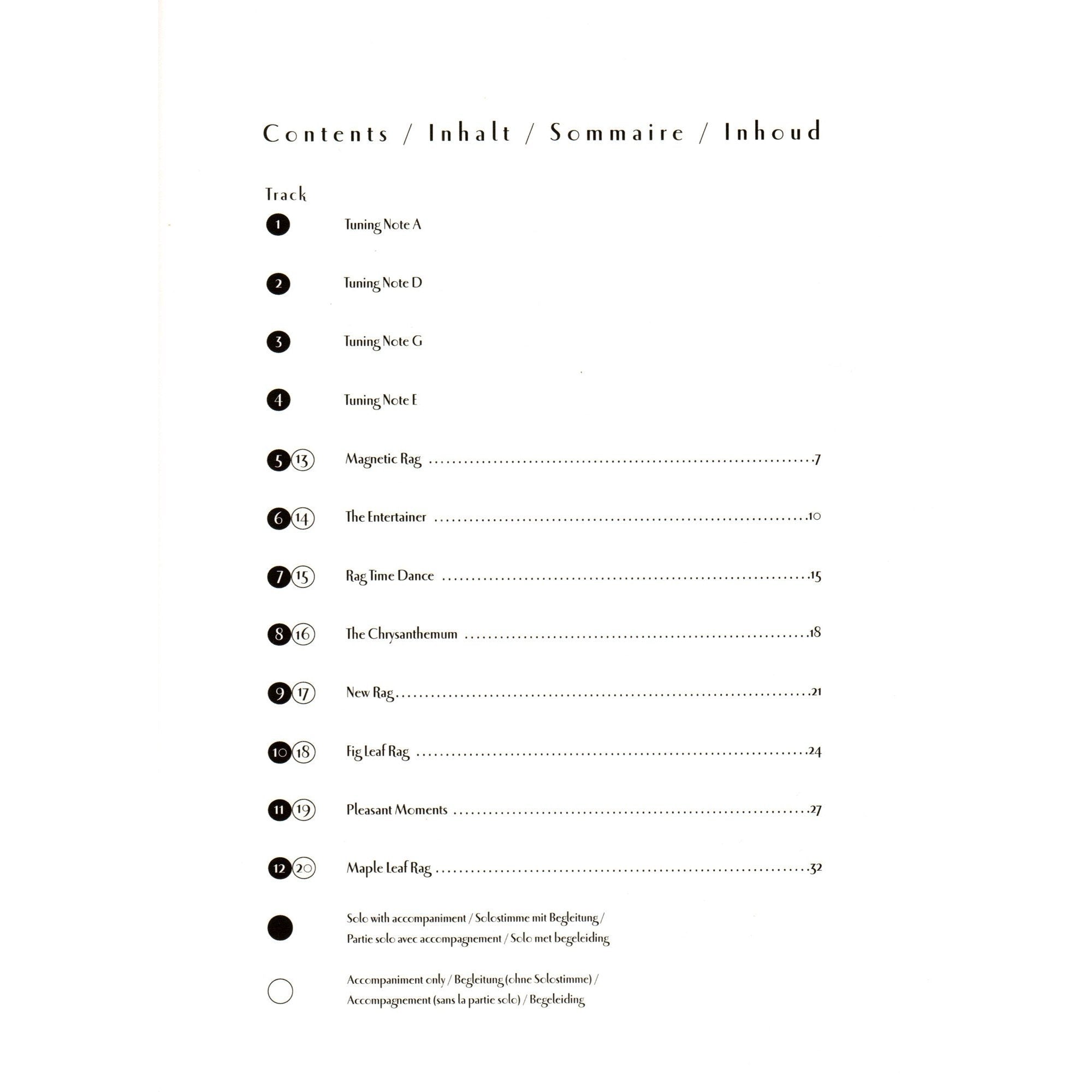 Joplin: Ragtime Favourites (Violin)