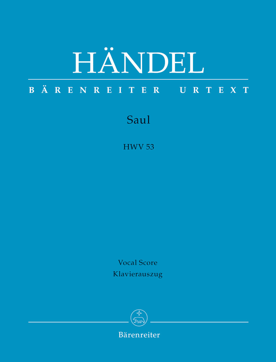 Handel: Saul HWV53 - Vocal Score (German, English)