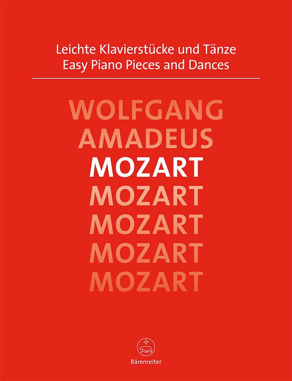 Mozart: Easy Piano Pieces & Dances for Solo Piano