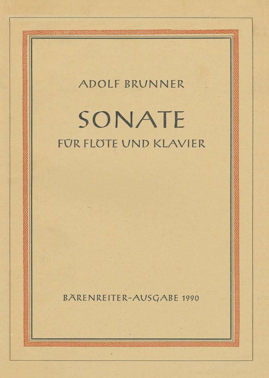 Brunner: Sonata for Flute & Piano