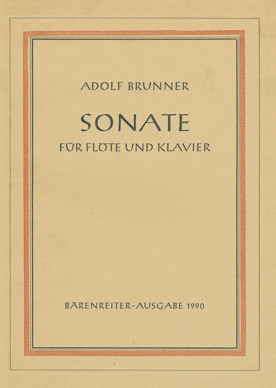 Brunner: Sonata for Flute & Piano