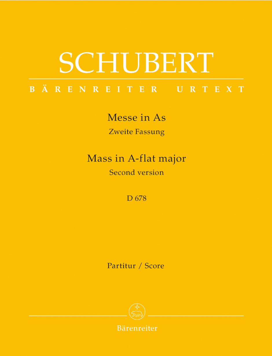 Schubert: Mass in A Flat D 678 - Full Score