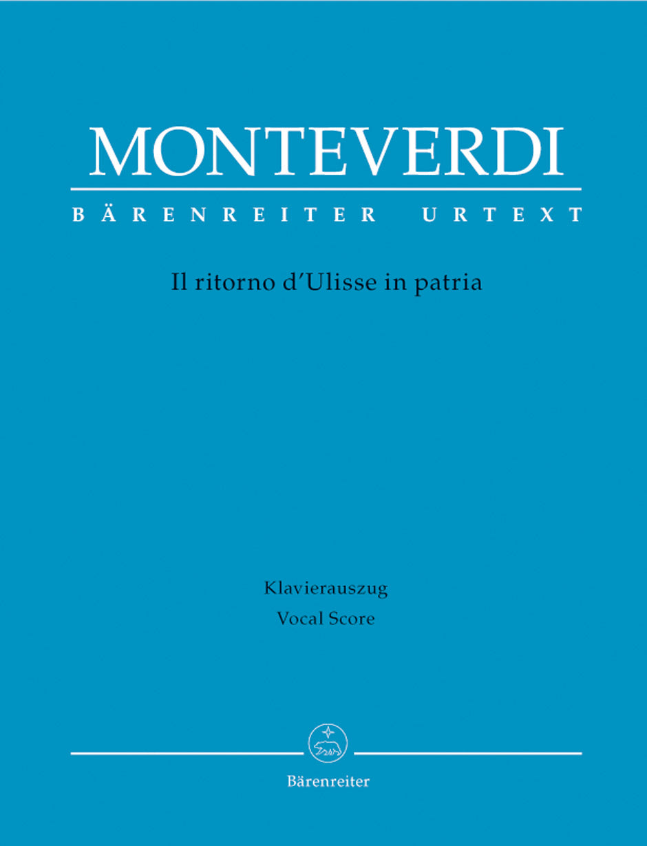 Monteverdi: Il Ritorno D'Ulisse in Patria - Vocal Score