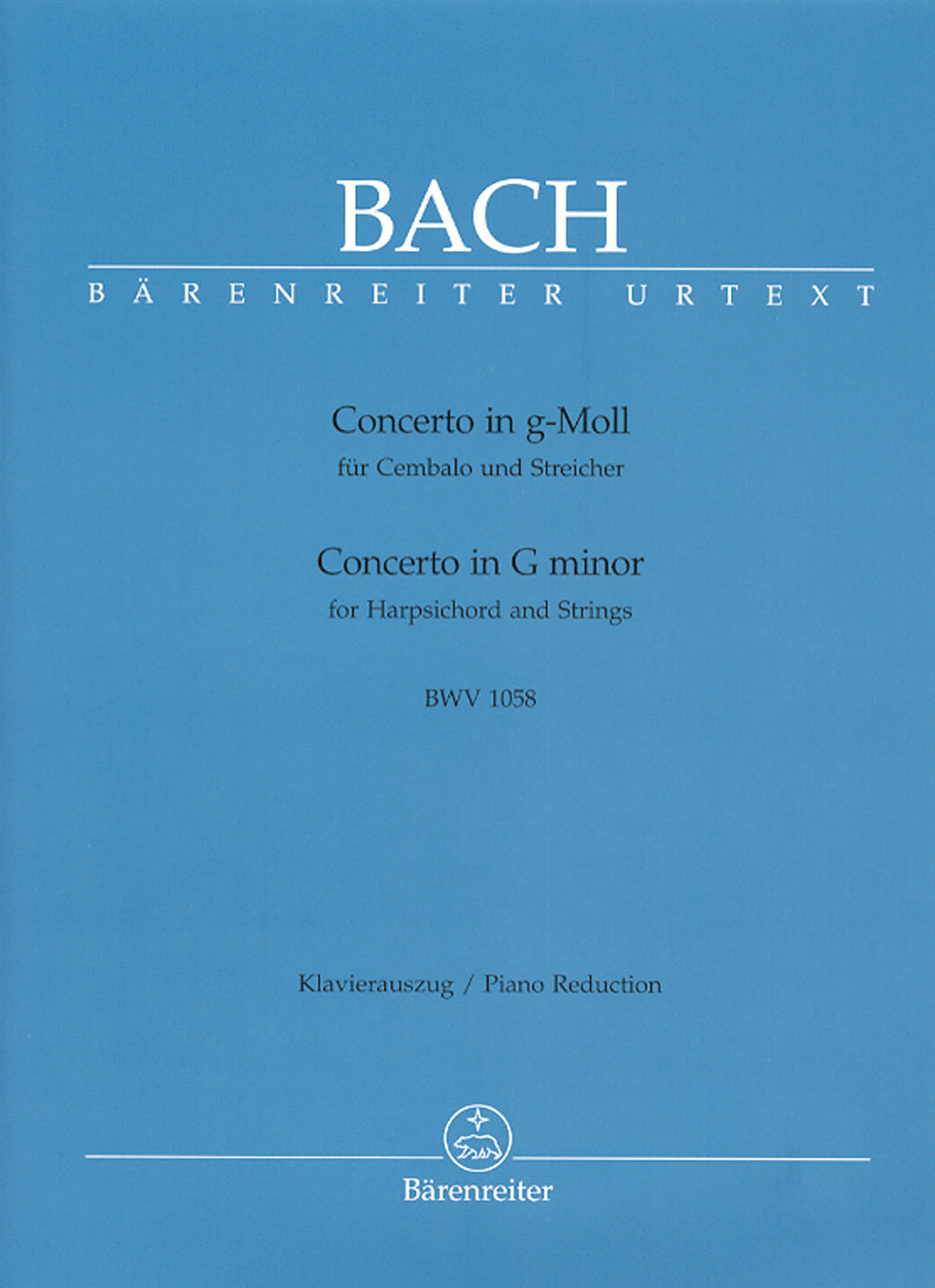 Bach: Concerto No 7 in G Minor (BWV1058) - 2 Piano Reduction
