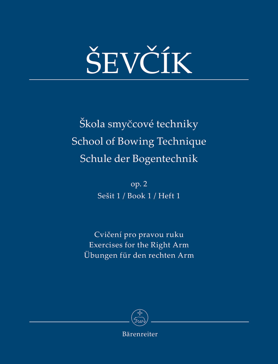 Ševčík: School of Bowing Technique for Violin Op 2, Book 1