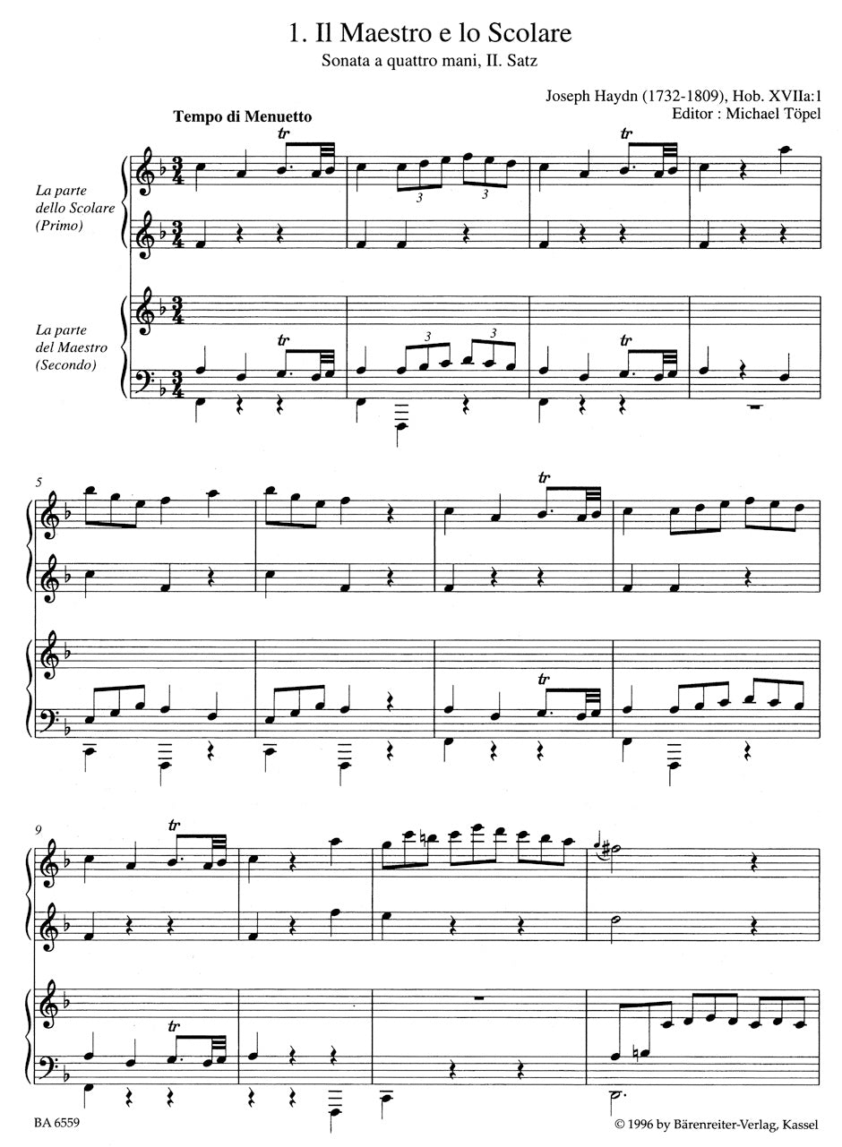 Piano Album for Four Hands - Piano Duet