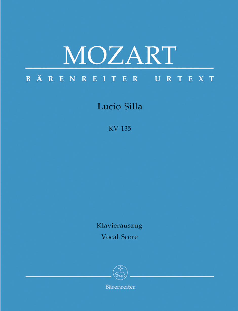 Mozart: Lucio Silla K135 Opera - Vocal Score