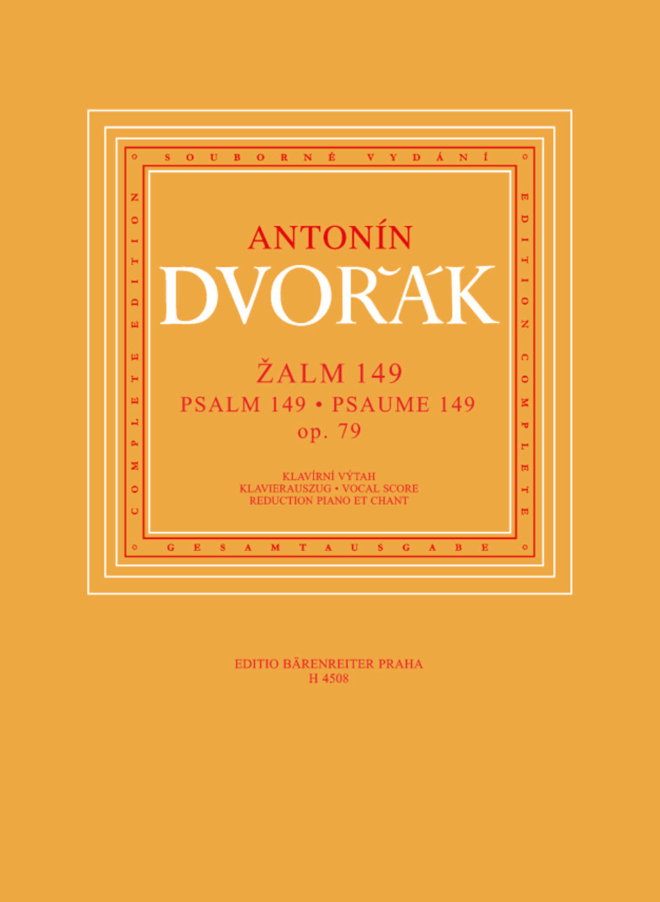 Dvořák: Psalm 149 Op 79 - Vocal Score