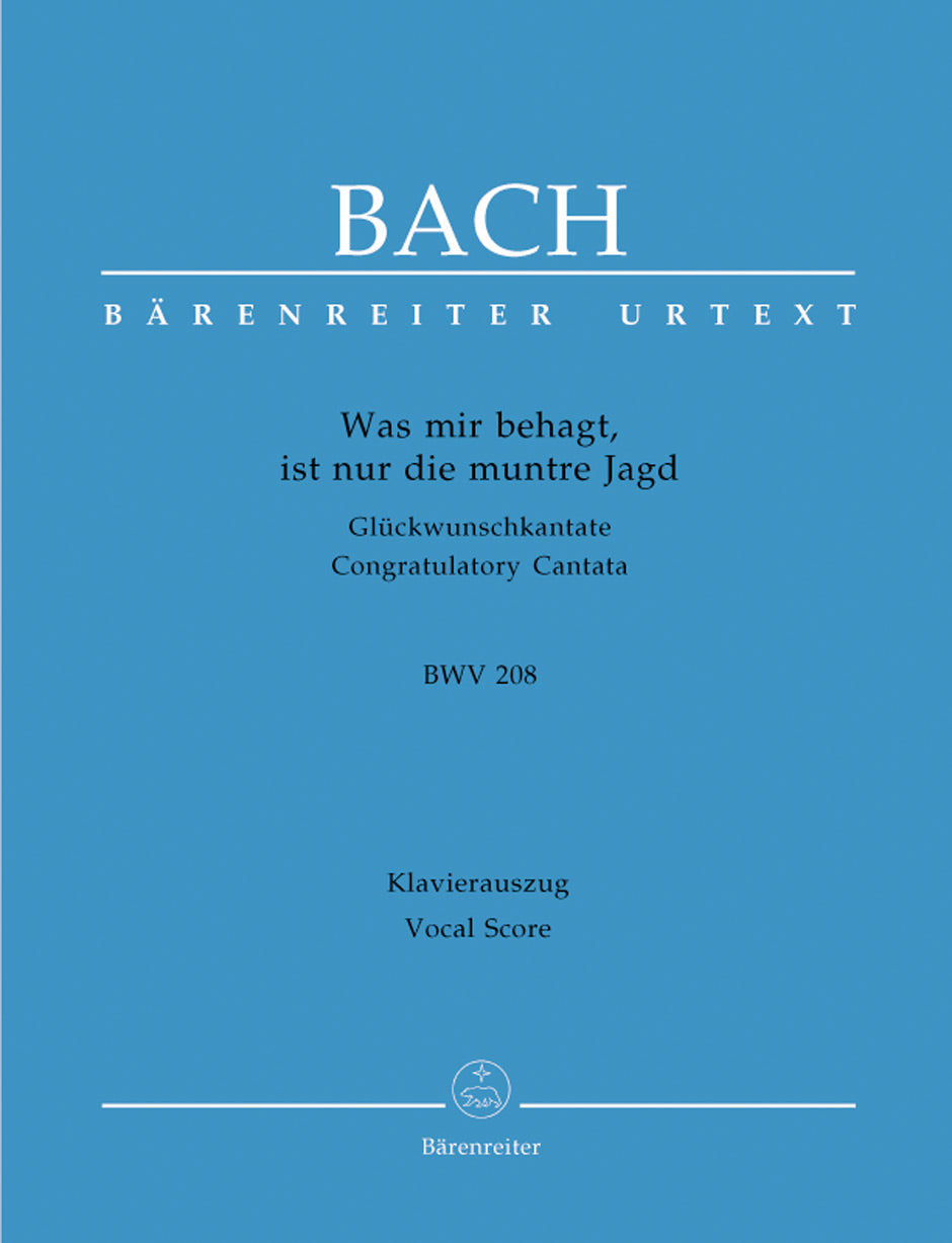 Bach: Cantata 208 - Vocal Score