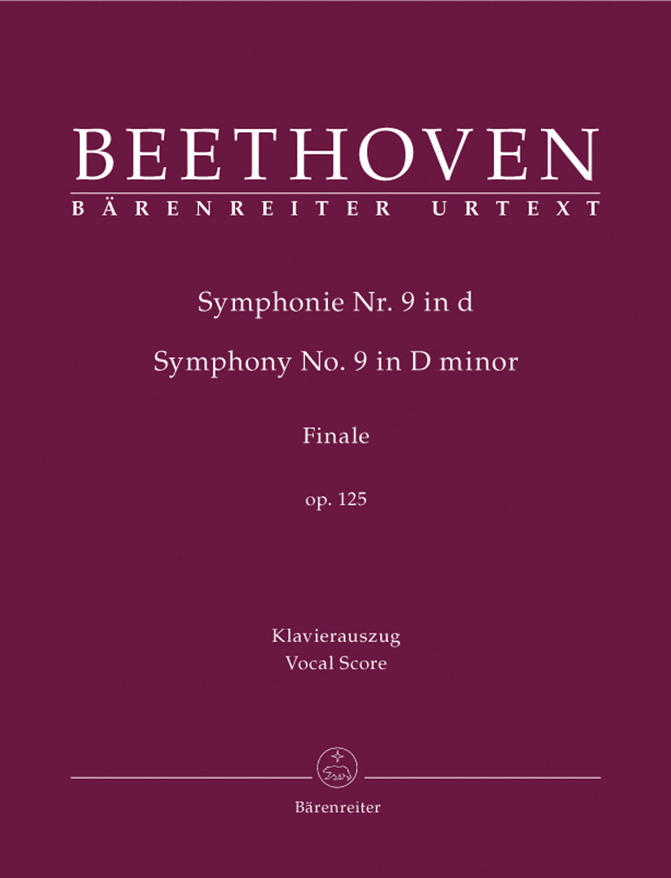 Beethoven: Symphony No. 9 - Vocal Score