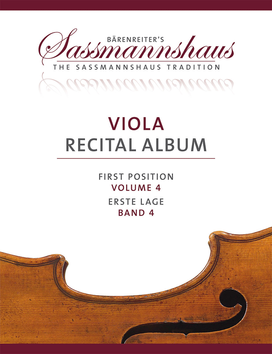 Sassmannshaus : Viola Recital Album Volume 4