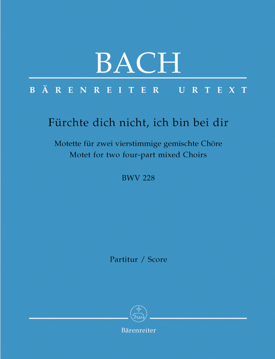 Bach: Furchte Dich Nicht - Vocal Score