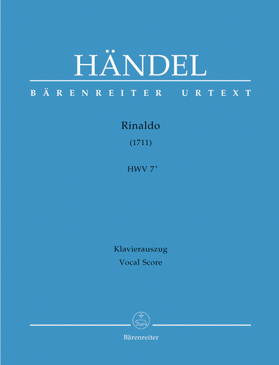 Handel: Rinaldo - Vocal Score