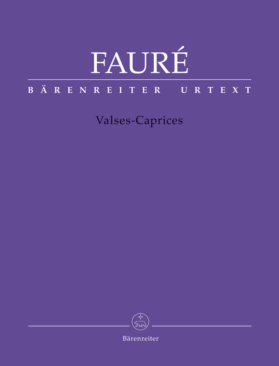 Fauré: Valses-Caprices for Piano Solo