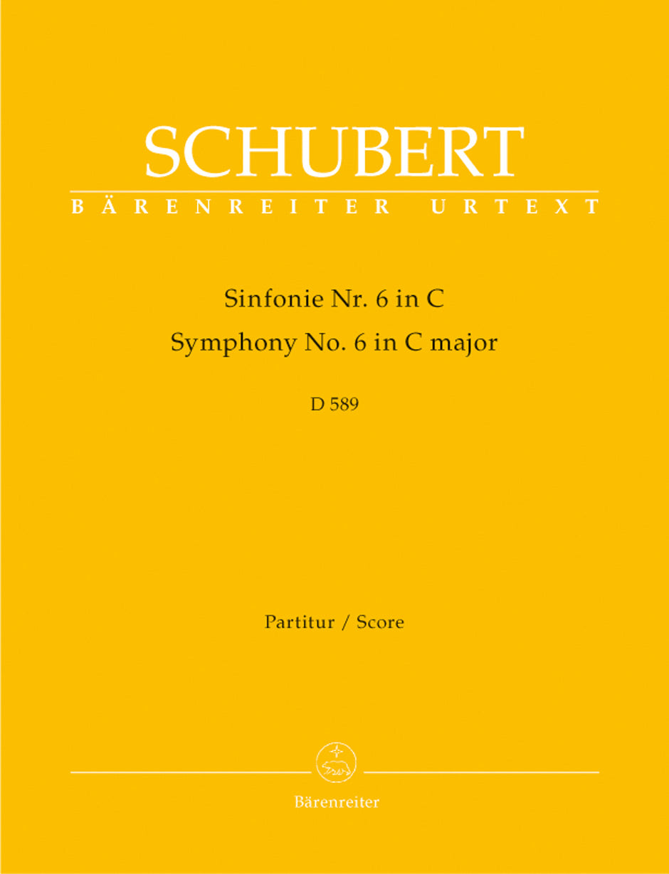 Schubert: Symphony No 6 in C D589 - Full Score