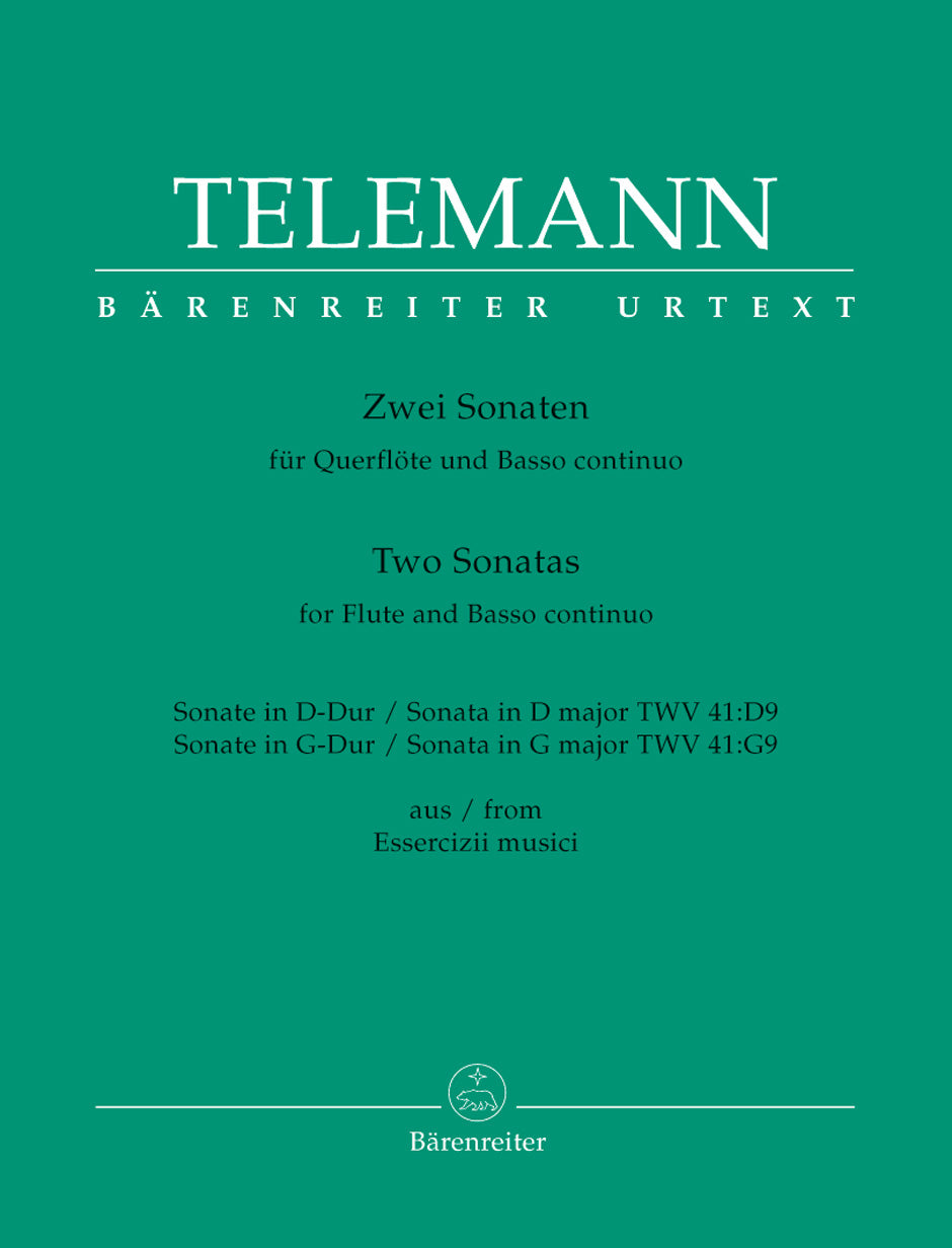 Telemann: Two Sonatas for Flute & Basso Continuo