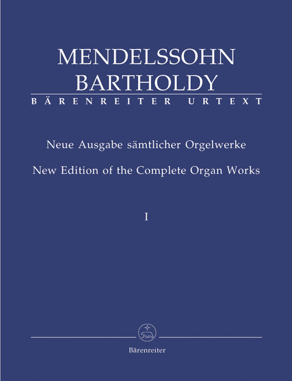 New　Works　Organ　Complete　of　the　Edition　Mendelssohn:　Book