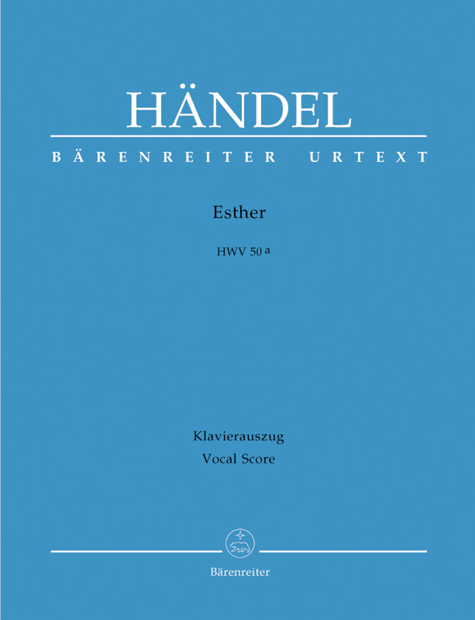 Handel: Esther HWV 50 - Vocal Score