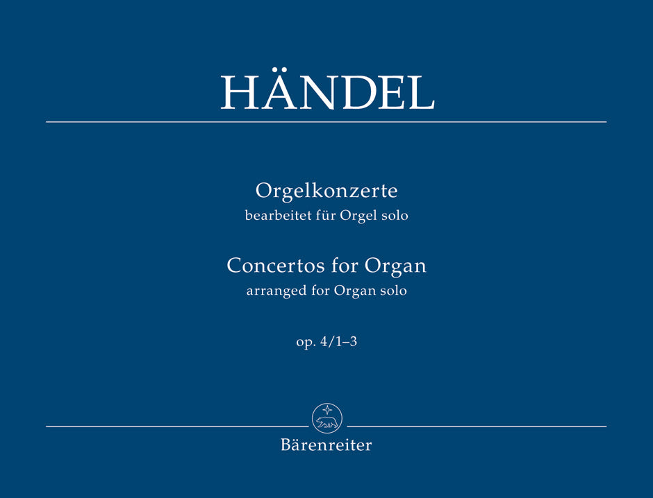 Handel: Organ Concerto Op 4 No 1-3 Manuals
