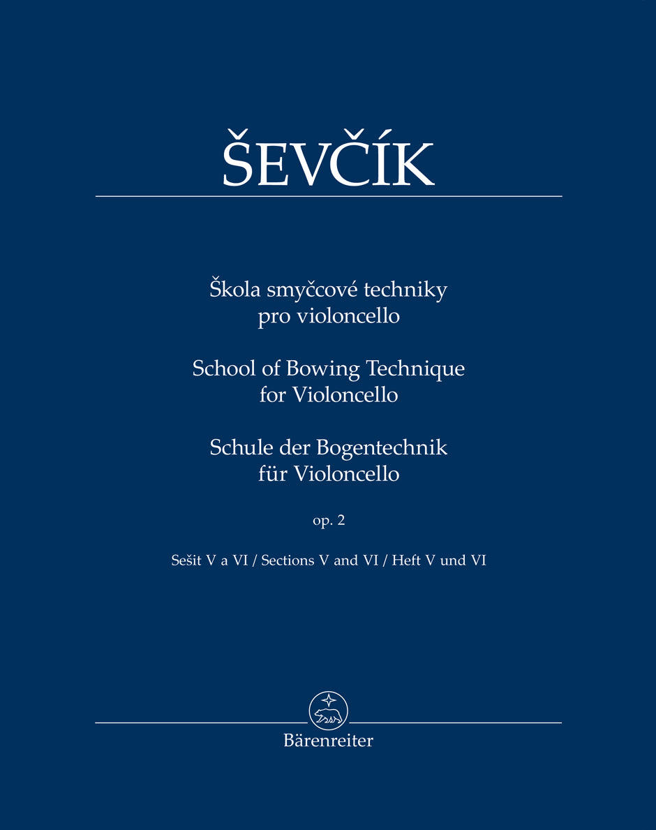 Ševčík: School of Bowing Technique for Cello Op 2, Book 3