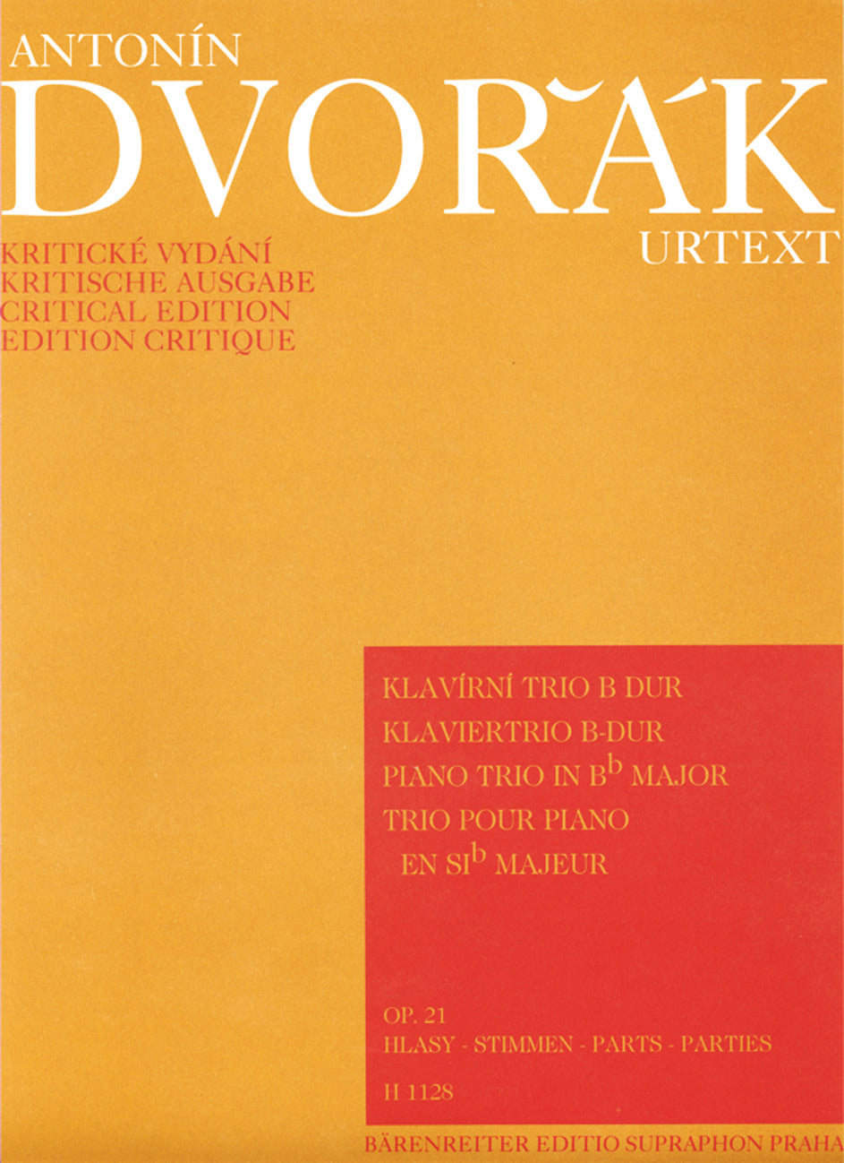 Dvořák: Piano Trio in B Flat Op 21 Parts