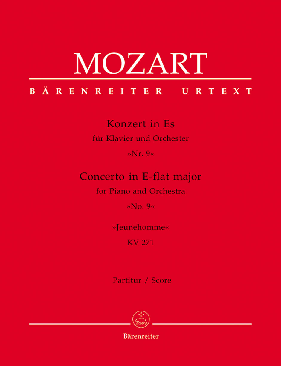 Mozart: Piano Concerto in E Flat K271 - Full Score