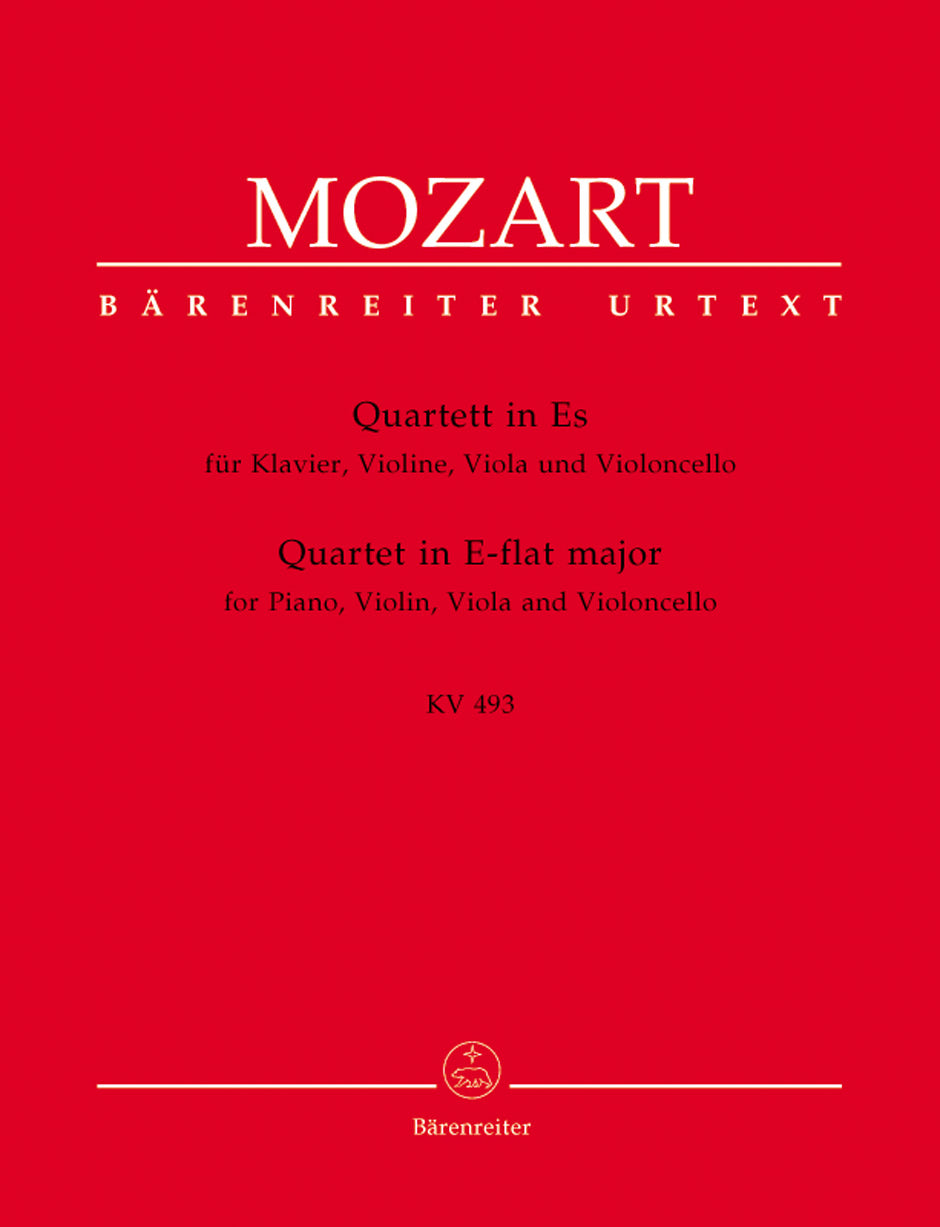 Mozart: Piano Quartet E Flat K493
