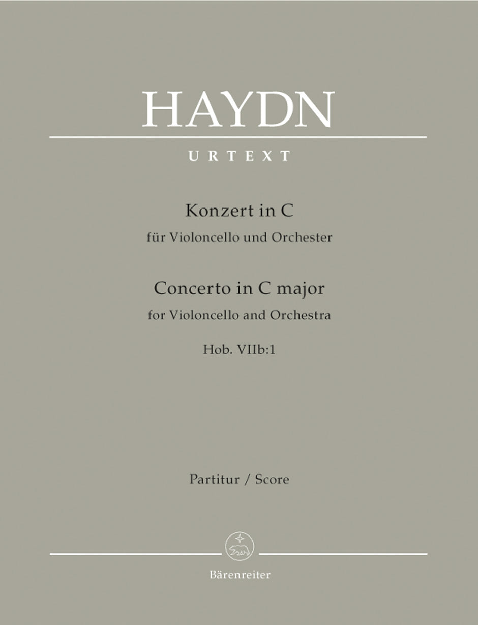 Haydn: Cello Concerto No 1 in C (Hob VIIB:1) - Full Score