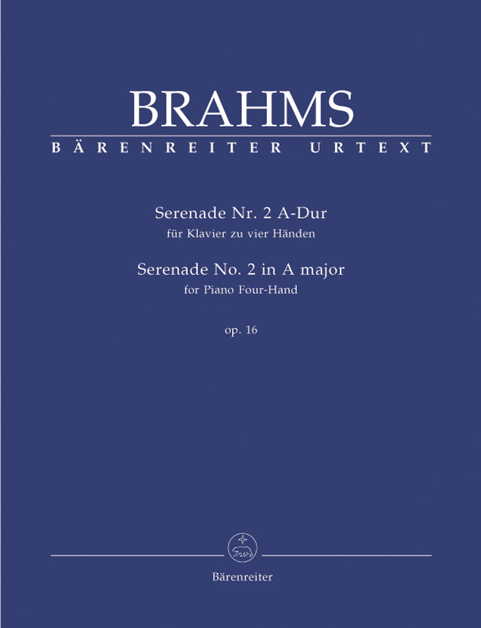 Brahms: Serenade No 2 in A Op 16 - Piano Duet