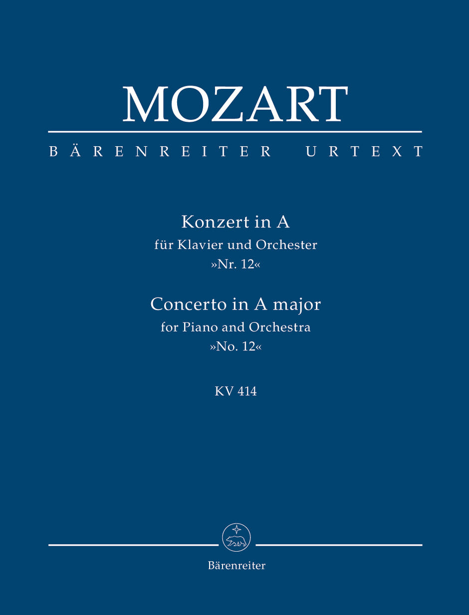Mozart: Piano Concerto No 12 in A K414 - Study Score