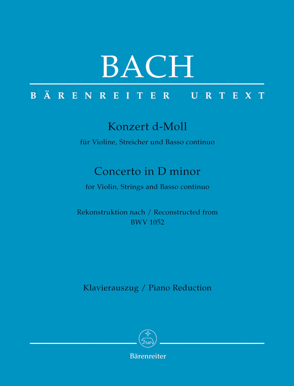 Bach: Concerto D for Violin & Piano