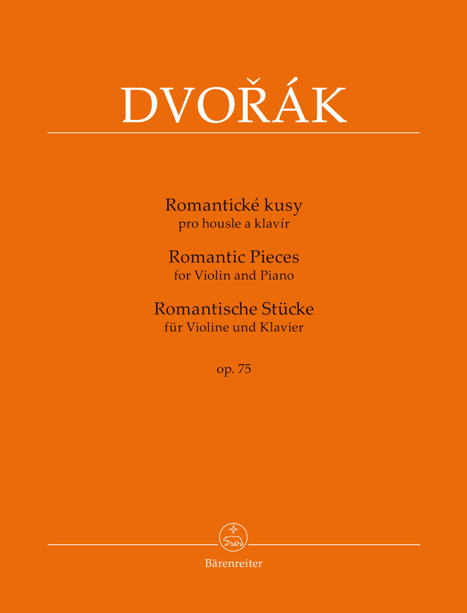 Dvořák: Romantic Pieces Op 75 for Violin & Piano
