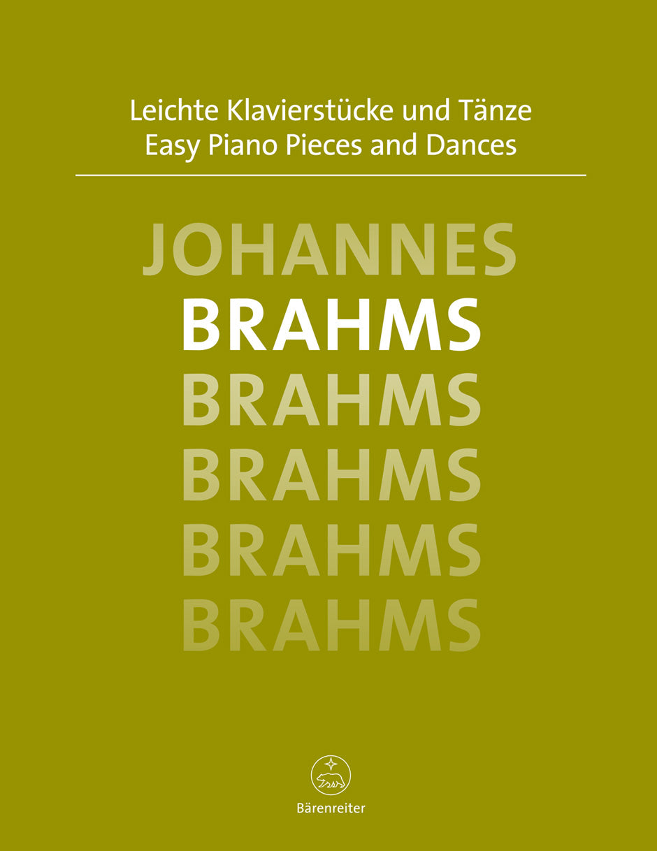 Brahms: Easy Piano Pieces & Dances for Solo Piano