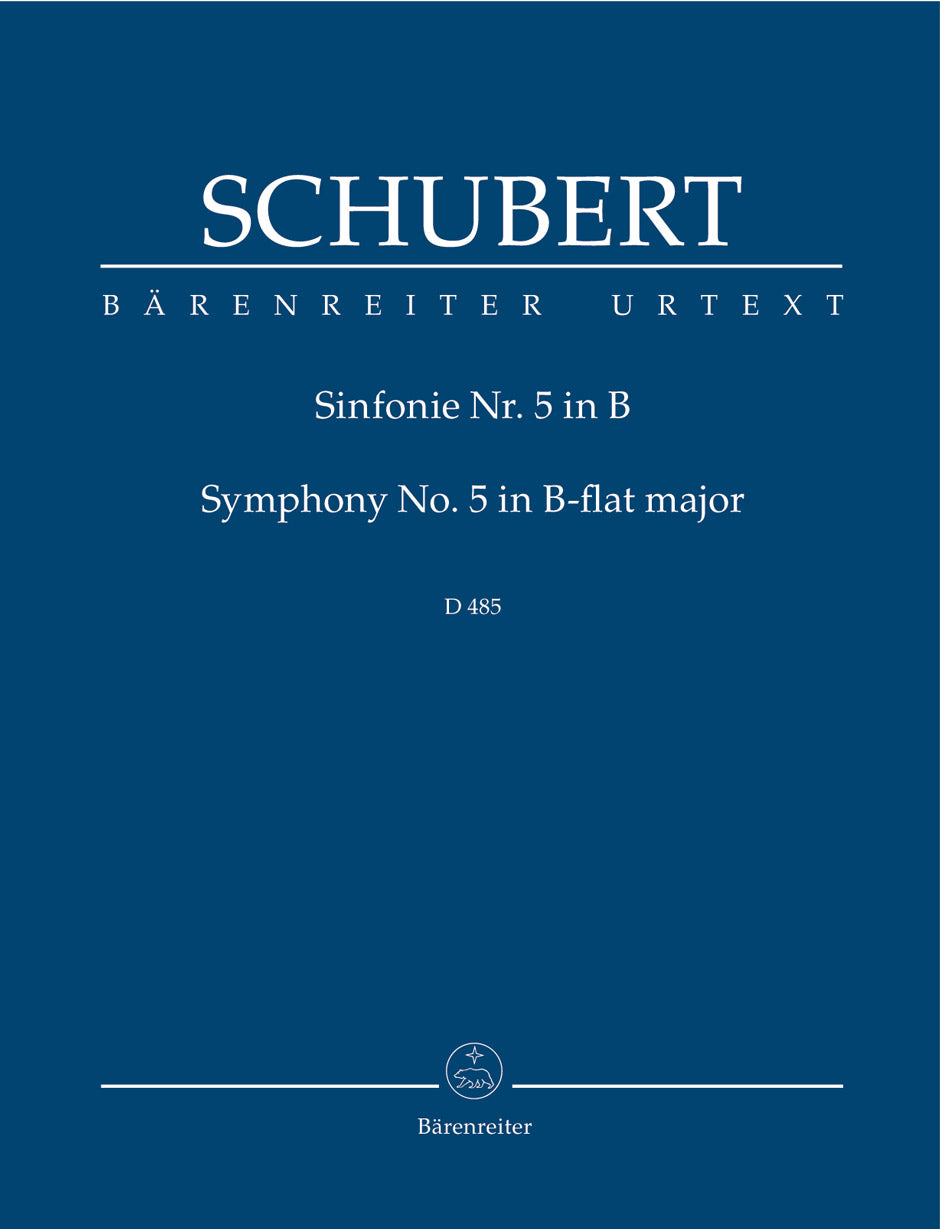 Schubert: Symphony No 5 in B Flat D 458 - Study Score