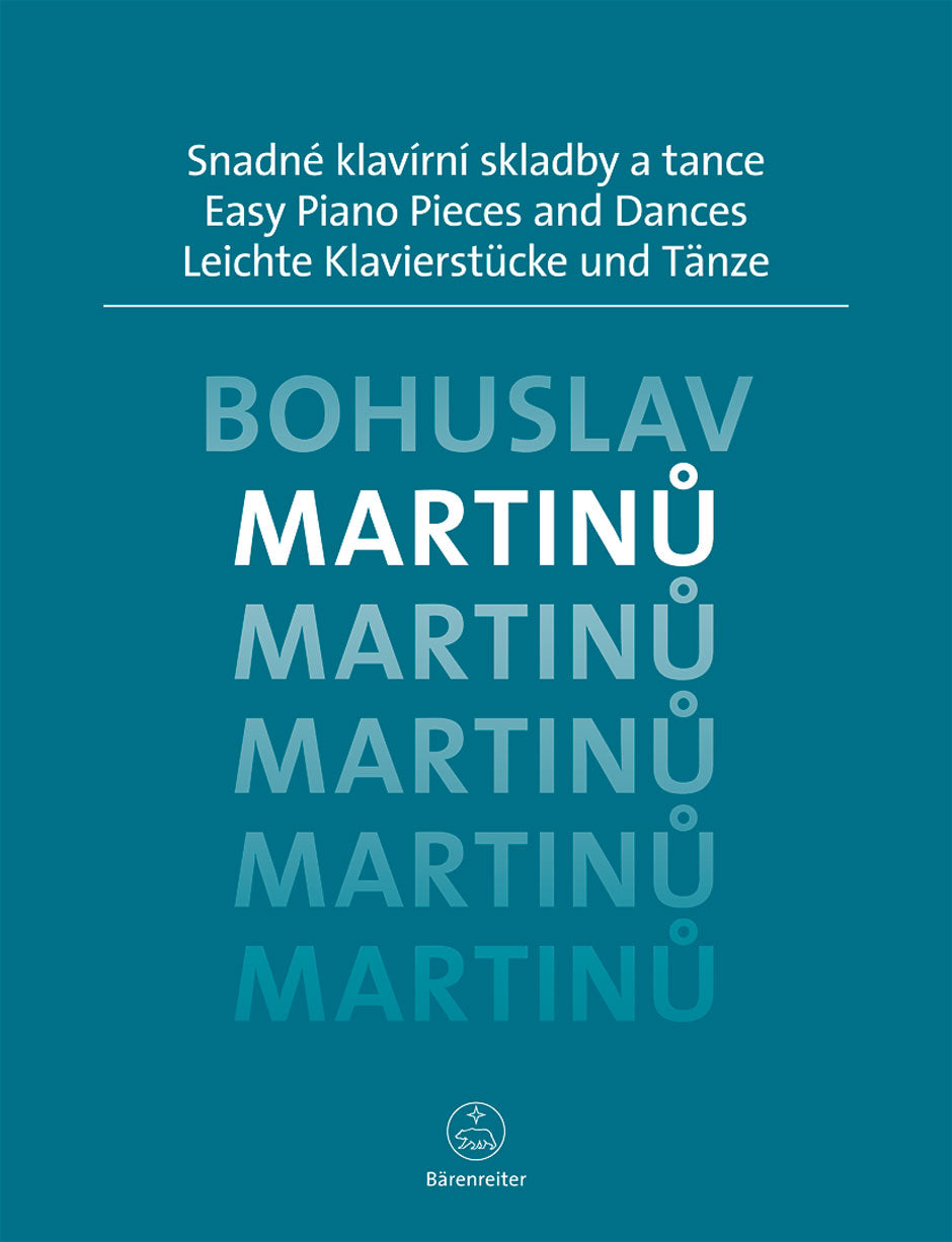 Martinu : Easy Piano Pieces & Dances for Solo Piano