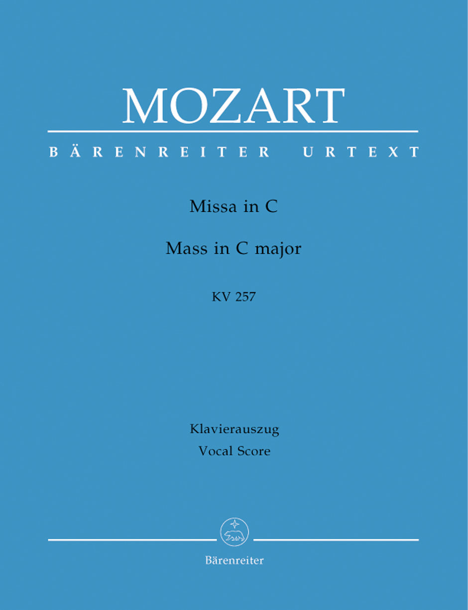 Mozart: Mass C K257 Credo Mass - Vocal Score