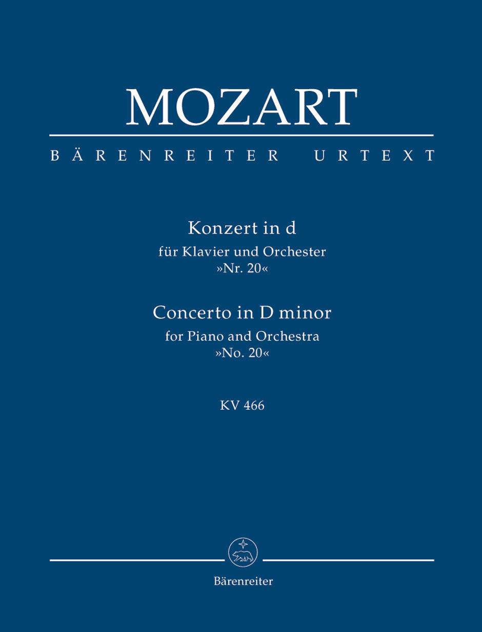 Mozart: Piano Concerto No 20 in D K466 - Study Score