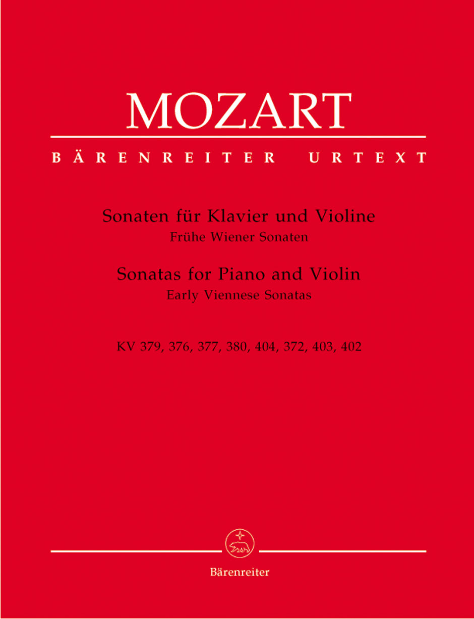 Mozart: Early Viennese Sonatas for Violin & Piano