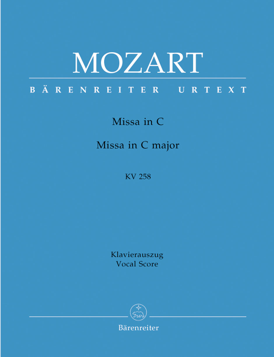 Mozart: Mass C K258 - Vocal Score