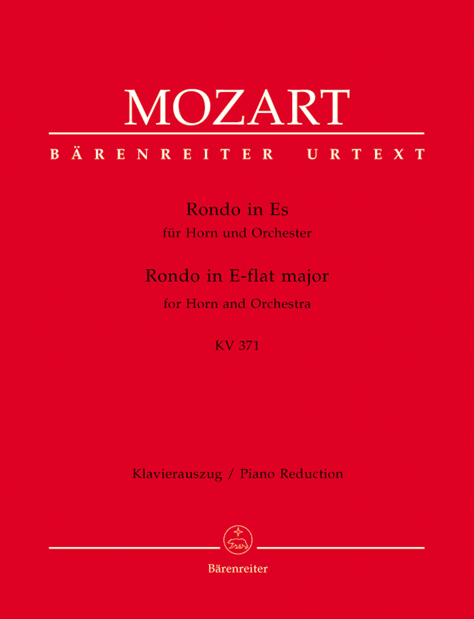 Mozart: Rondo E Flat K371 for Horn & Piano